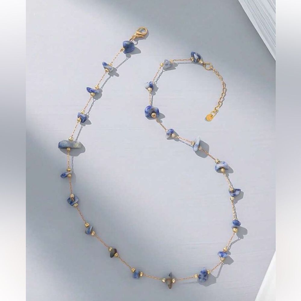 Blue stone Necklace S1234